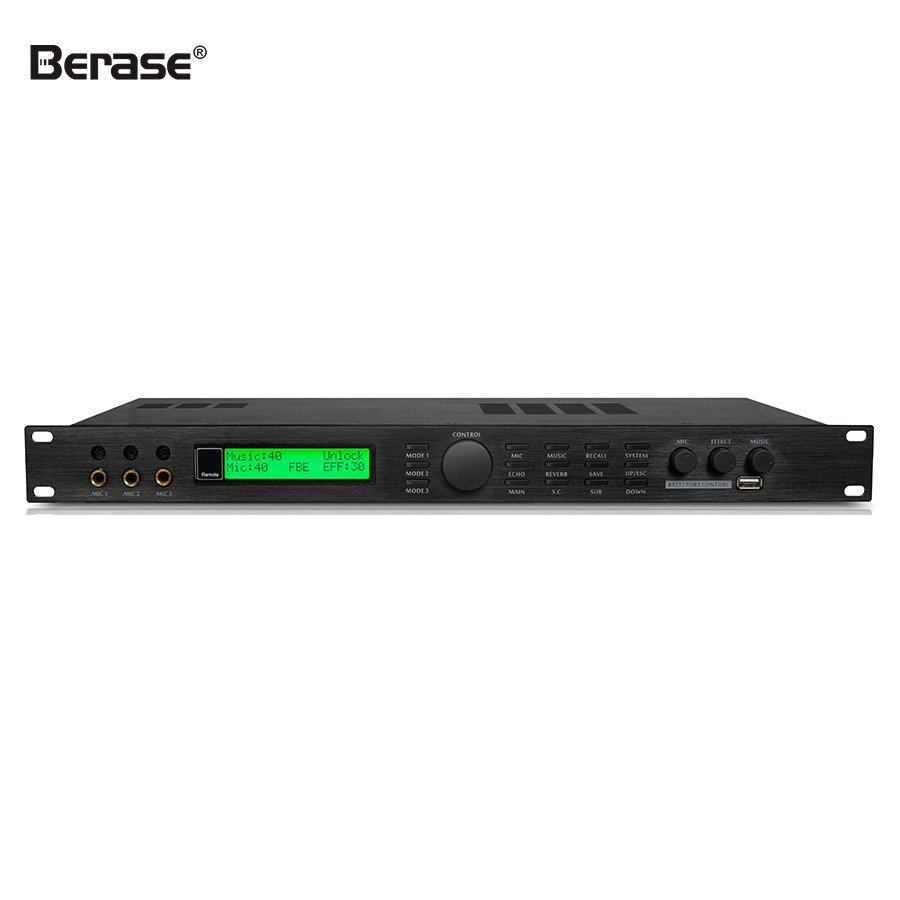 Berase K-6000 Sound Audio equipment dsp karaoke digital processor 5.1 channel output usb audio video equipments