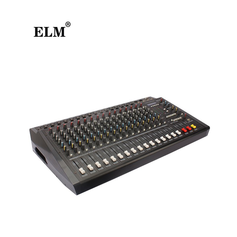 12 channel Professional Sound Equipment 350W 16 DSP stereo power mixer amplifier