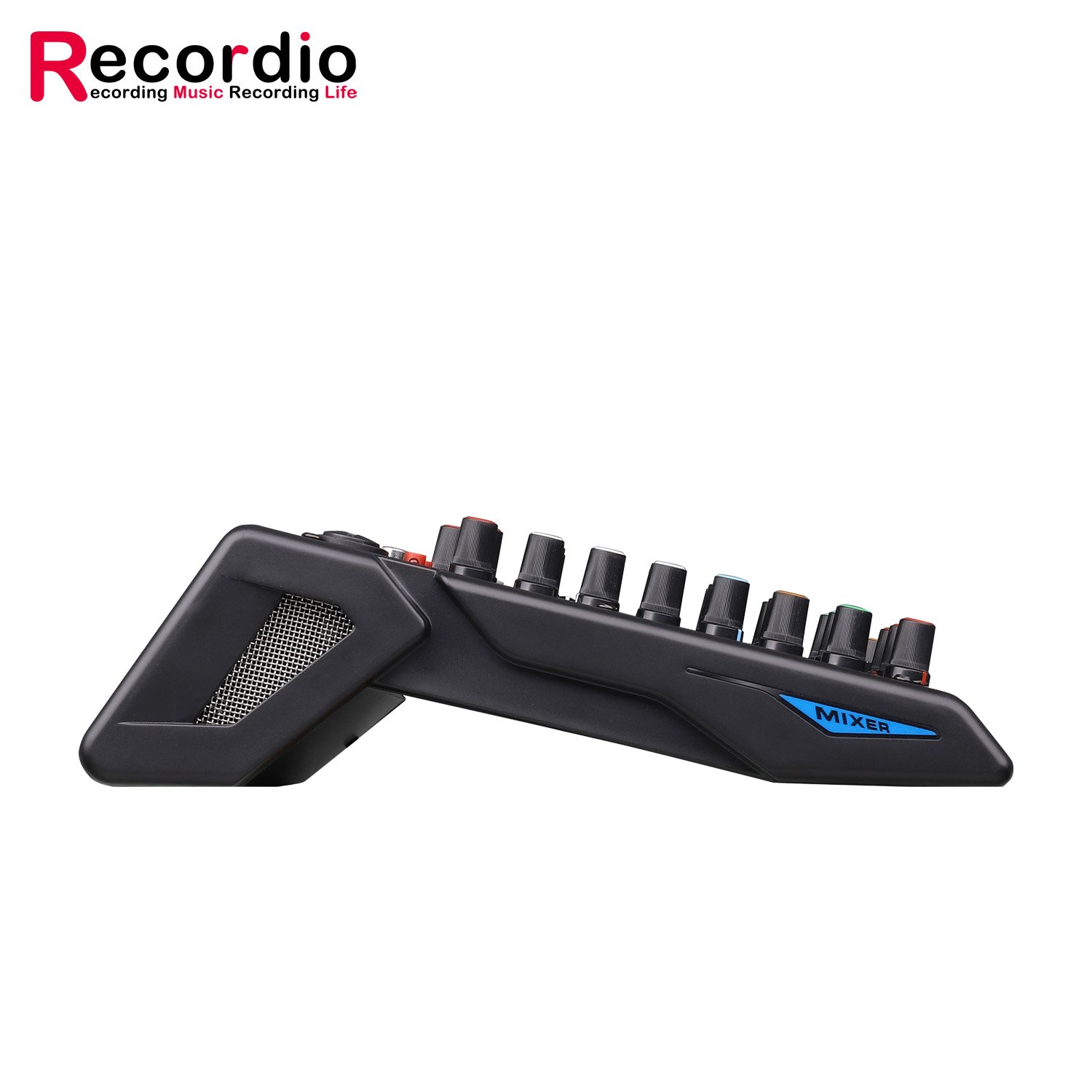 GAX-TDS4 Pro Audio Mixer DJ Sound Controller 7 Bands Graphic EQ 99DSP Effect For PC Recording XLR Microphone Jack