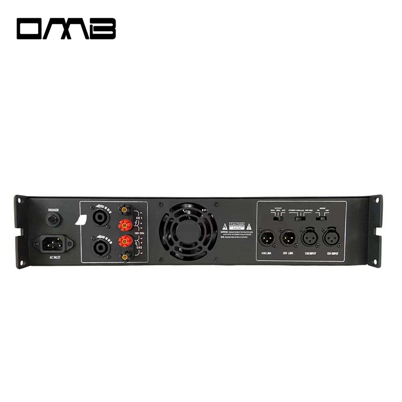 VR600 Professional Dj 2 Channel 1600w Switch Class D Power Audio Amplifier For Stage Performance