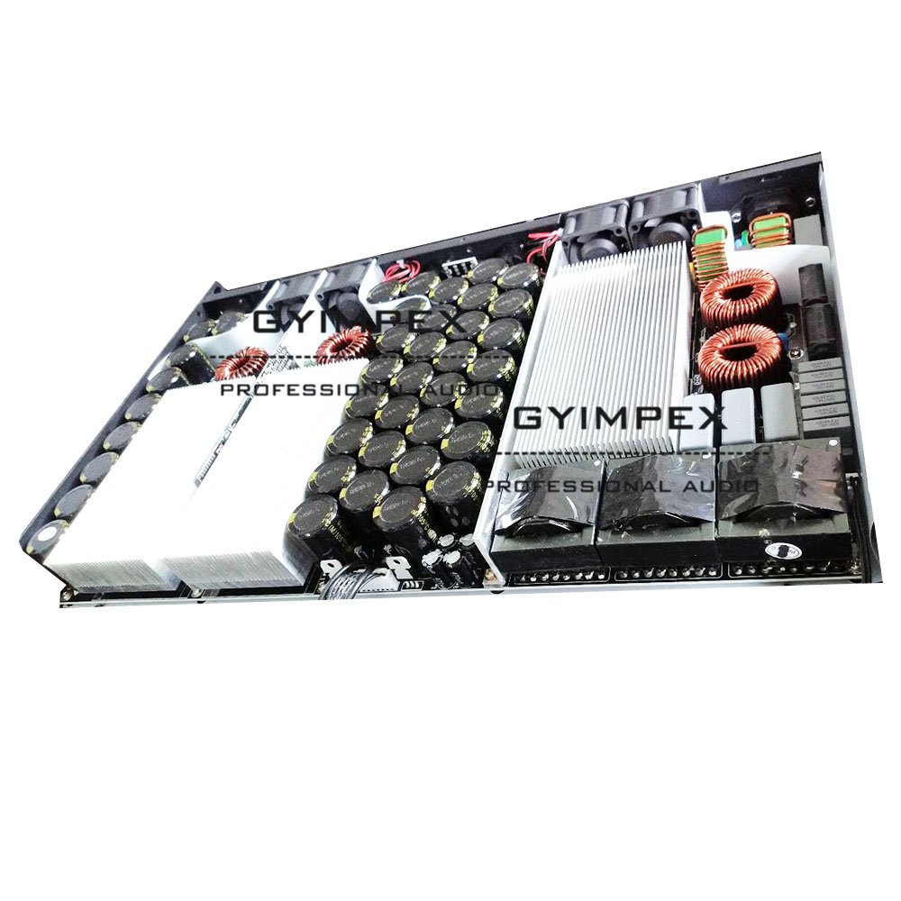 High Power Frequency Amplifier 1 U 2 Channel class d DJ Extreme Power Amplifier for Stereo Subwoofer Gallium nitride amplifier