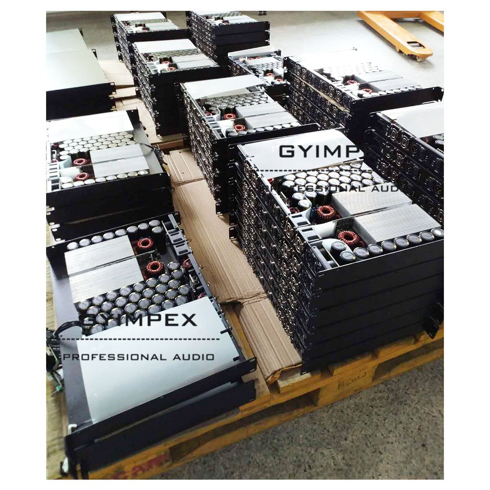 High Power Frequency Amplifier 1 U 2 Channel class d DJ Extreme Power Amplifier for Stereo Subwoofer Gallium nitride amplifier