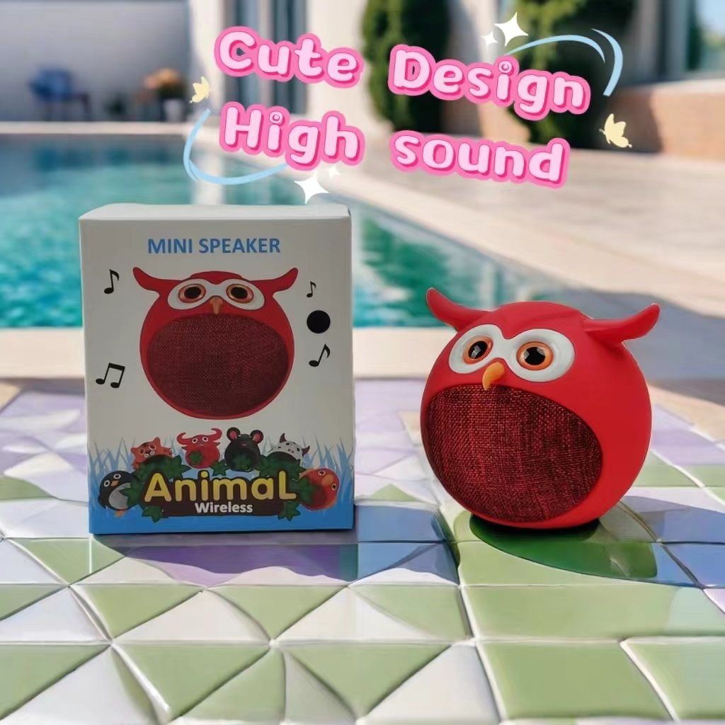 Hot Selling Owl Portable Mini BT Animal Cartoon Speaker with TWS and Hands-free functions in Powerful Sound Wireless Gifts