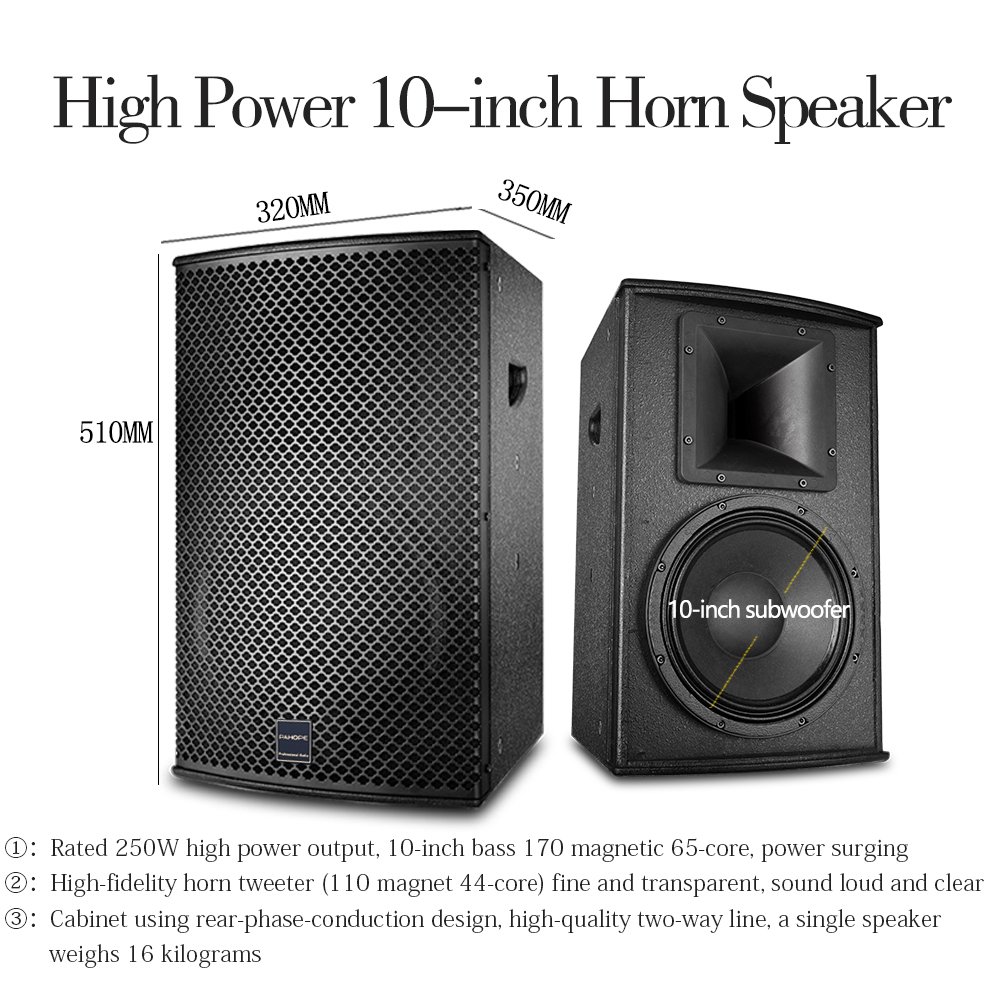 K3 professional KTV audio set of a full set of high-end jukebox bar project equipment 10-inch speakers