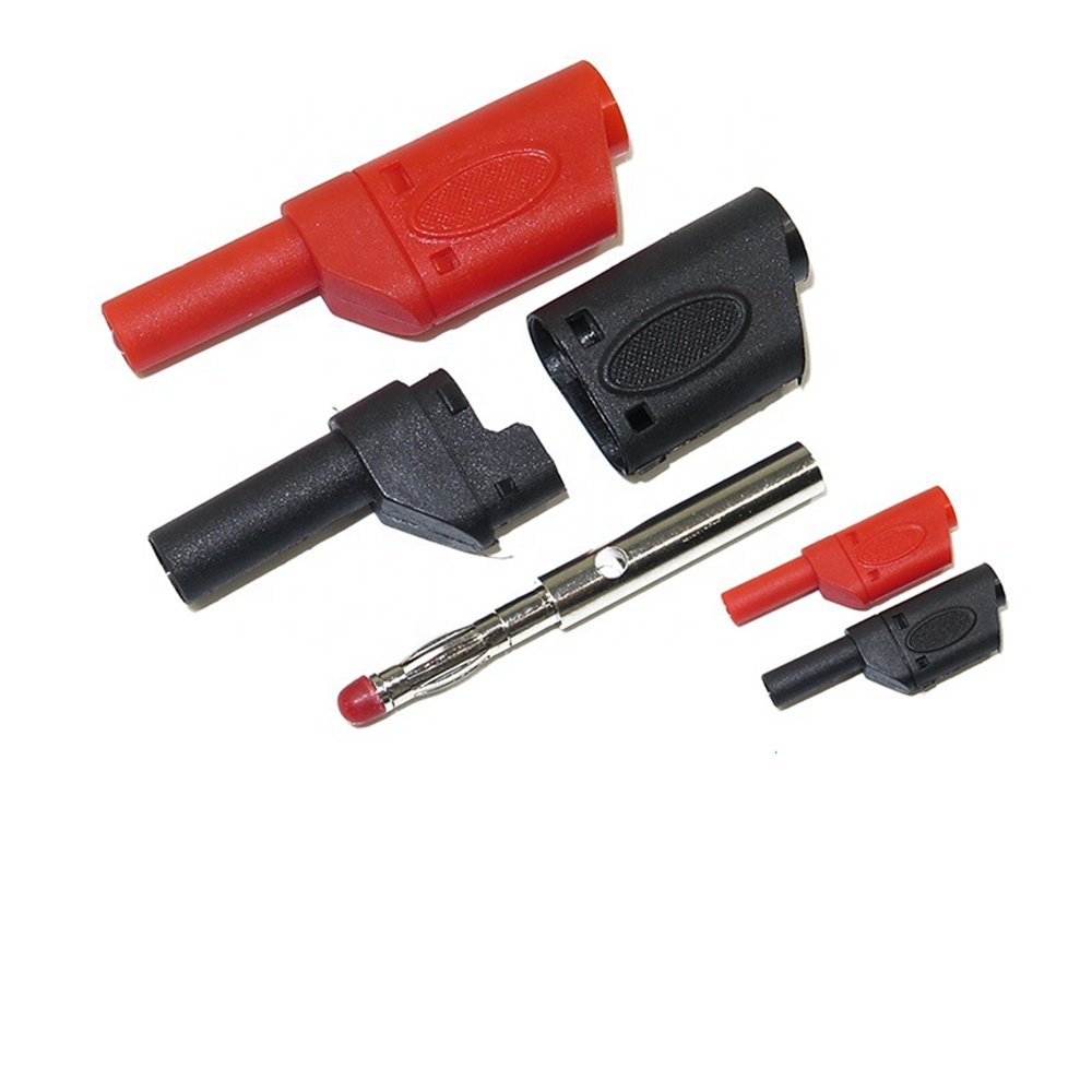 High pressure 32A 600V Seal Insulated Safety protection 4mm Banana Plug 54mm 5 color