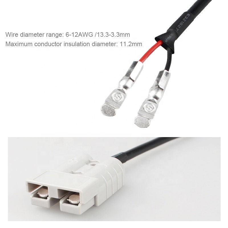 50A 600V High Current Gray Anderson Powerpole Style Power Connector Plug