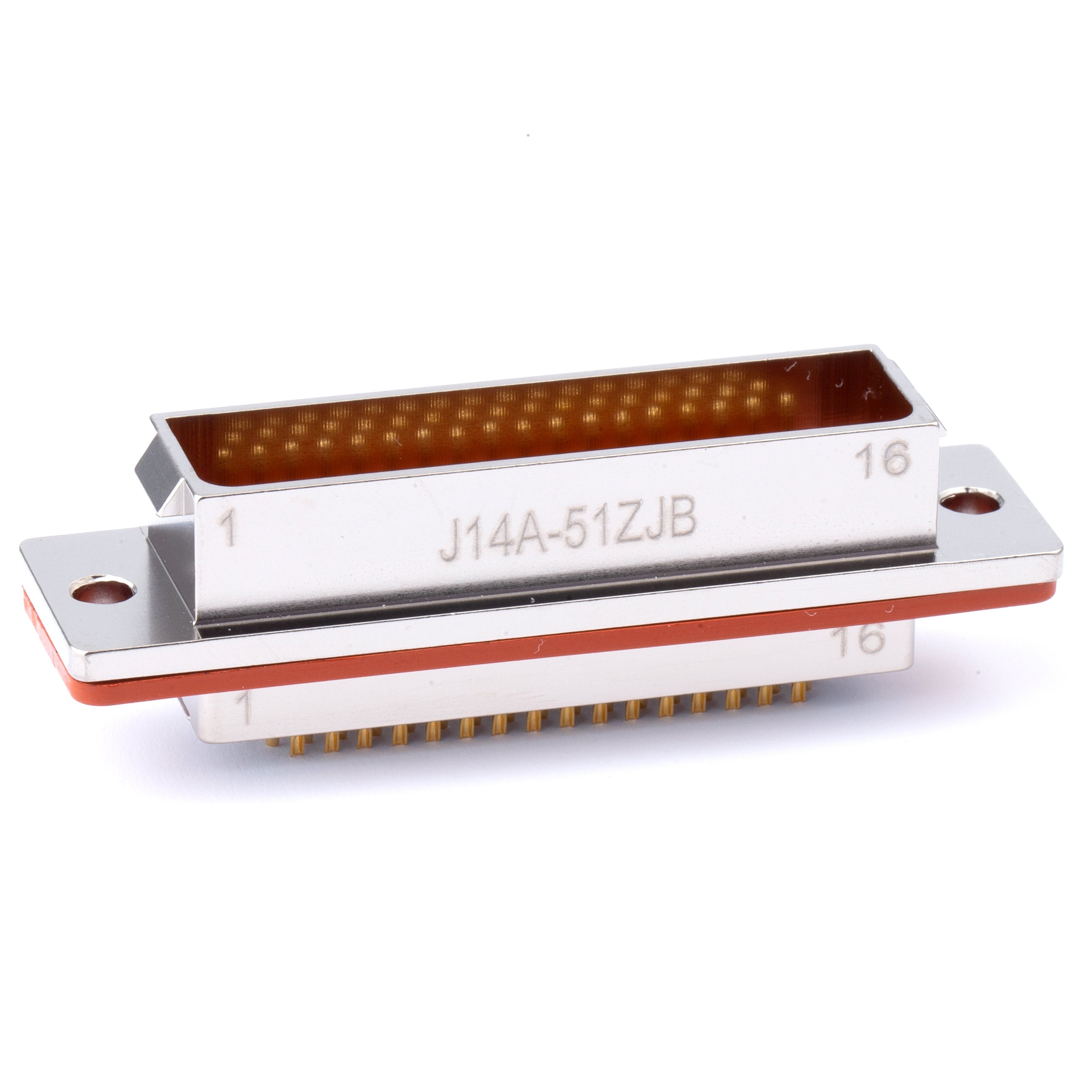 Hot sales J14A 51ZJB Plug type of 51 core common welded pin rectangular connector