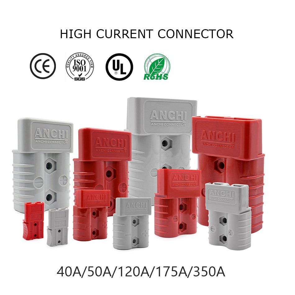 50A 120A 175A 350A Quick Plug Battery Charging Connector High Current Plug 50A Wire Battery Connector Plug