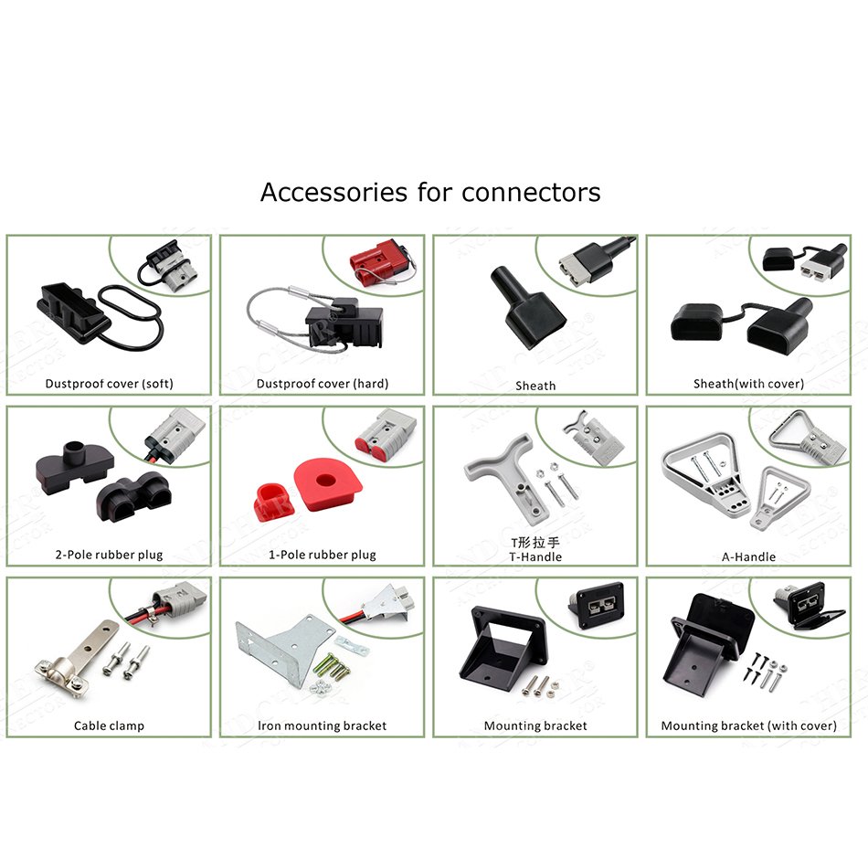 50A 120A 175A 350A Quick Plug Battery Charging Connector High Current Plug 50A Wire Battery Connector Plug