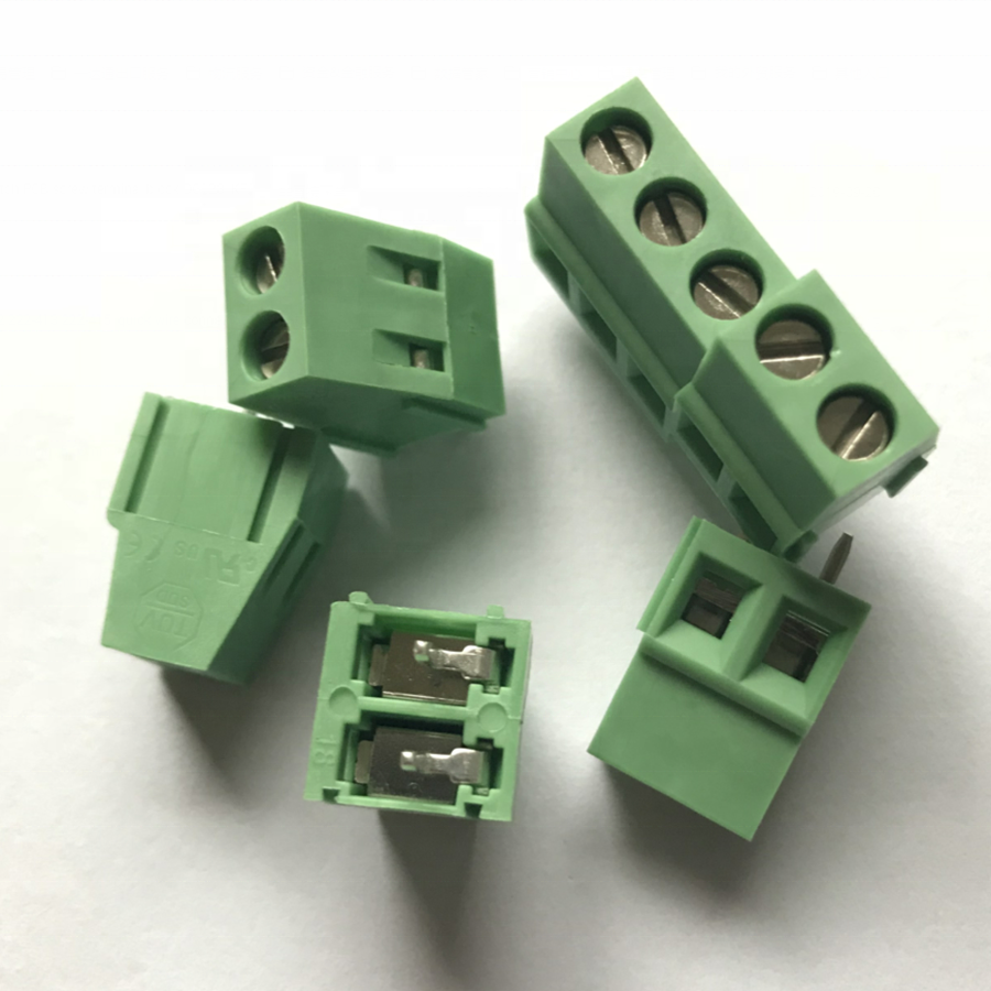 128 terminal blocks 3 poles vertical rising clamp PCB Connector KF128V WJ128 DG128 terminal block
