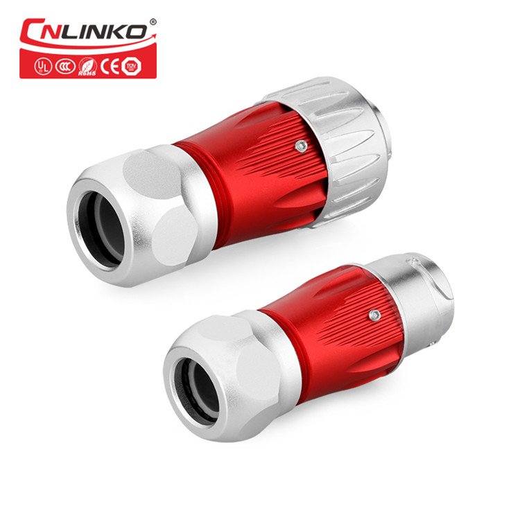 DH24 power cable amp plug M24 male and female IP67 male to female m24 waterproof connector