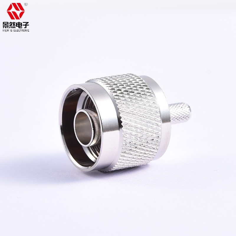 Supply N male straight High frequency 6G 50ohm nickle plated crimp RG58 CABLE N plug RF coaxial connector