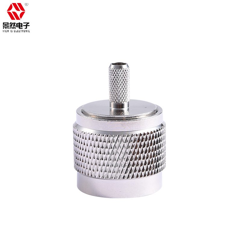 Supply N male straight High frequency 6G 50ohm nickle plated crimp RG58 CABLE N plug RF coaxial connector