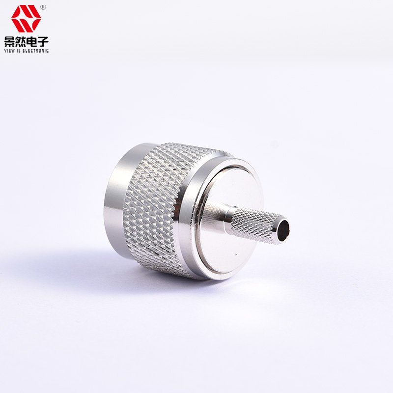 Supply N male straight High frequency 6G 50ohm nickle plated crimp RG58 CABLE N plug RF coaxial connector