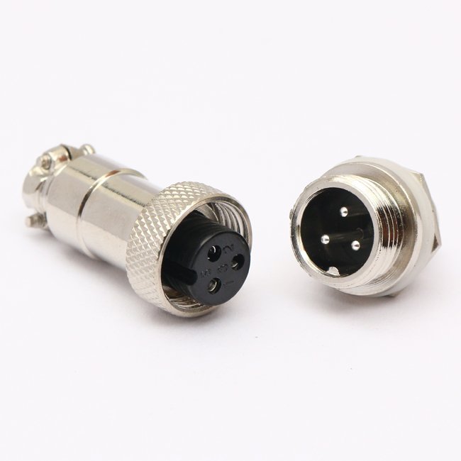 Electrical Cable M12 Connector for Industrial Automation Cable Connector Male Connector Zinc Alloy Adapter Automotive GX12 CSP