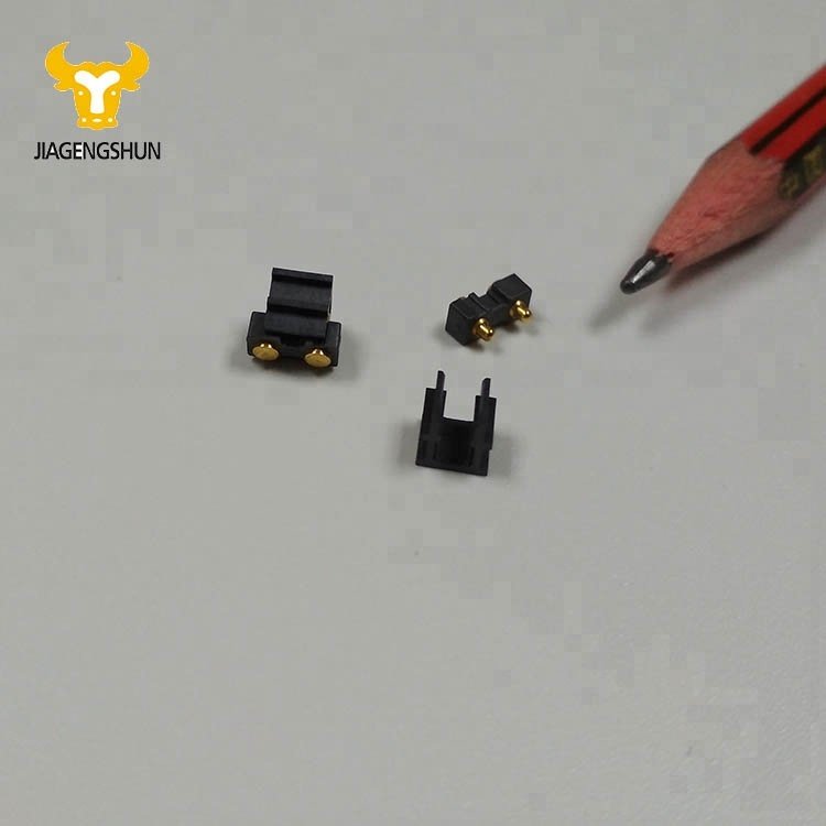 Customized magnetic pogo 2 pin connector