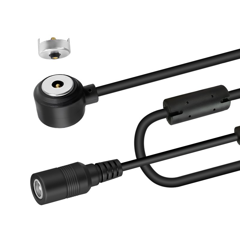 Circular Strong Magnetic Force 2Pin Heavy Current Male Female Charging 12V DC Interface 10A Magnetic Connector