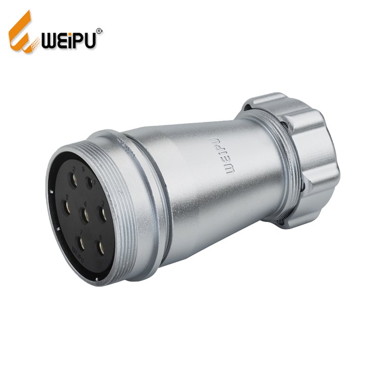 High Quality Circular matel Connector Threaded Male Female WS Series 7pin 9pin 15pin cable Connectors