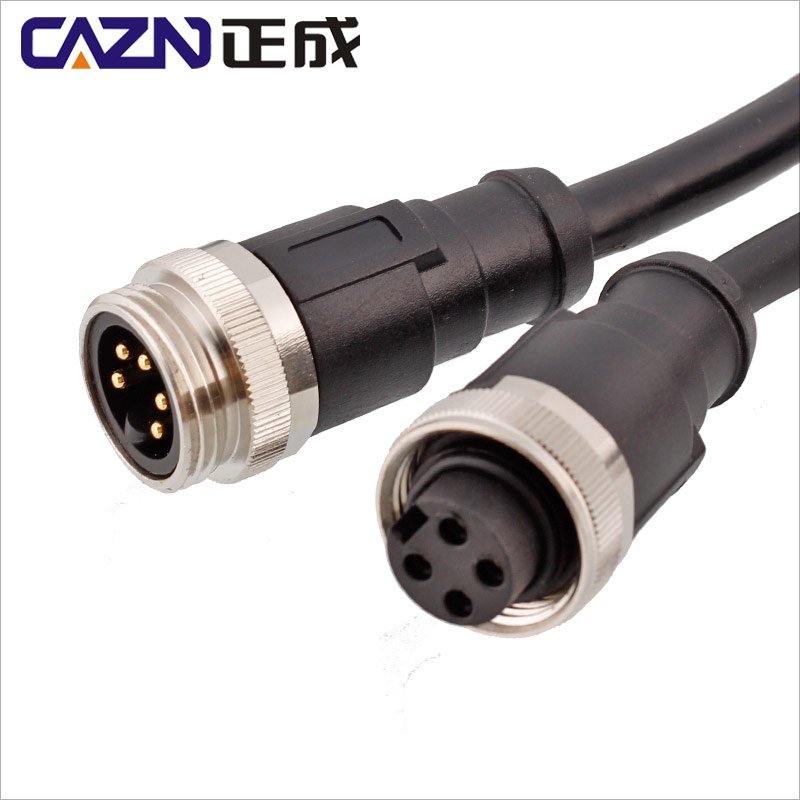 7/8 aviation plug waterproof IP67 encoder sensor NMEA2000 High current straight angle PVC PUR 7/8 power cable connector