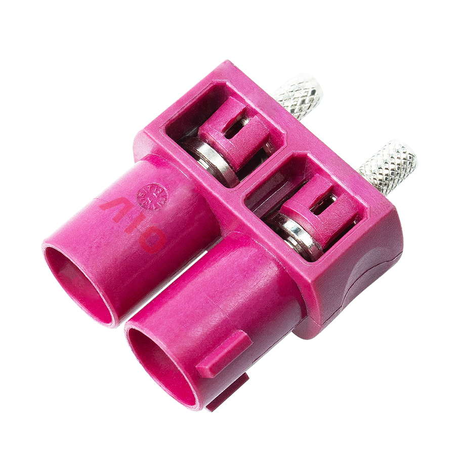 Coaxial Fakra Color-coded Waterproof Connector for Satellite Radio Signal Integrity Automotive Electronics