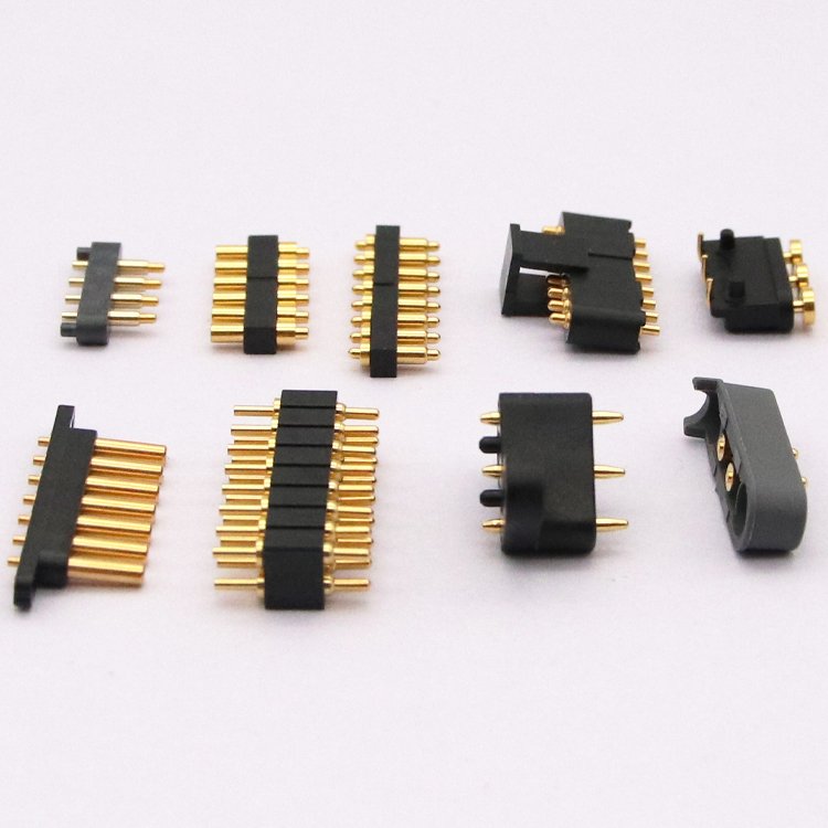 High Class Precision Magnet Pogopin Smt Cable Contact Pad Male And Female Wearable 12 6 Pin Magnetic Pogo Pin Charger Connector