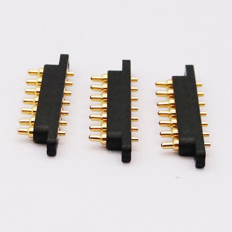 High Class Precision Magnet Pogopin Smt Cable Contact Pad Male And Female Wearable 12 6 Pin Magnetic Pogo Pin Charger Connector