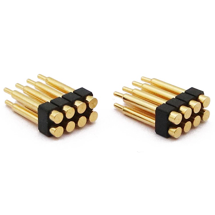 High Class Precision Magnet Pogopin Smt Cable Contact Pad Male And Female Wearable 12 6 Pin Magnetic Pogo Pin Charger Connector