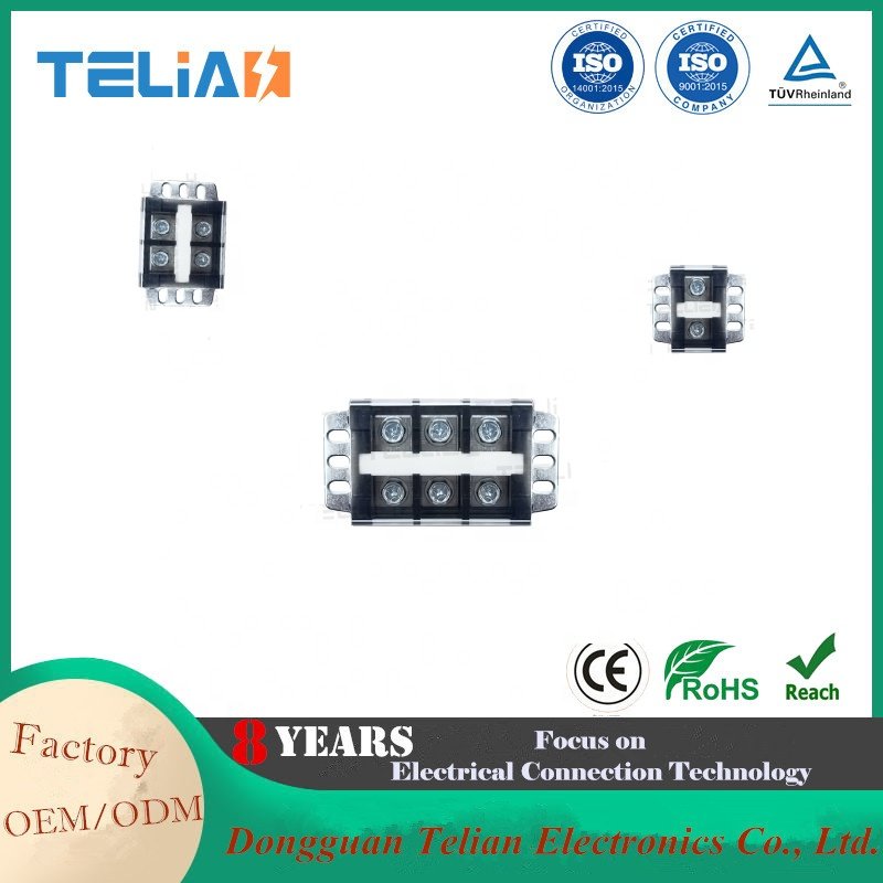 China Factory Fixed Terminal Blocks Automotive Wire Connectors Electric Screw Barrier Terminal Block
