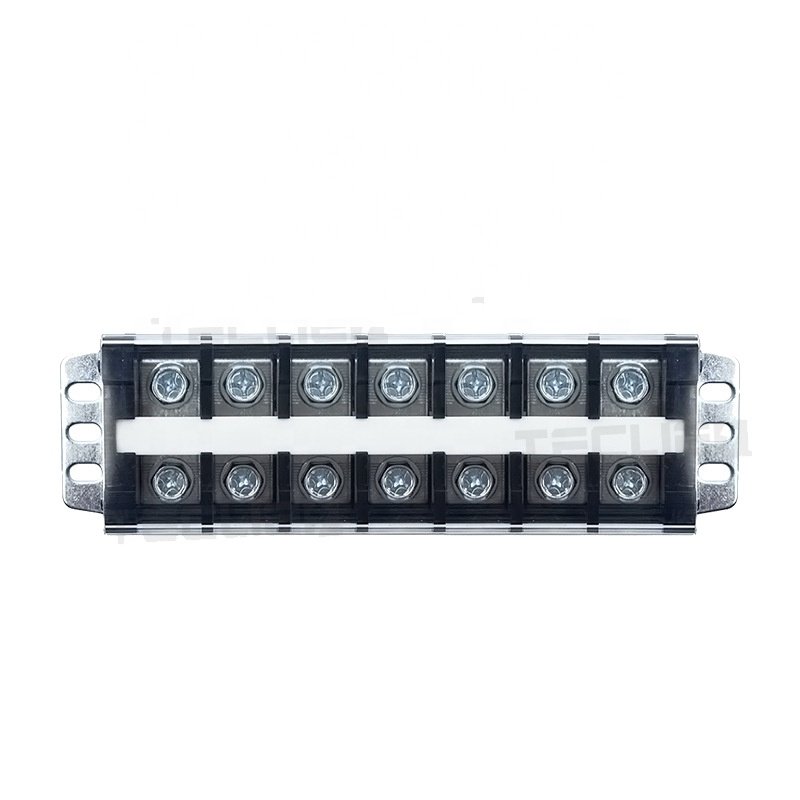 China Factory Fixed Terminal Blocks Automotive Wire Connectors Electric Screw Barrier Terminal Block