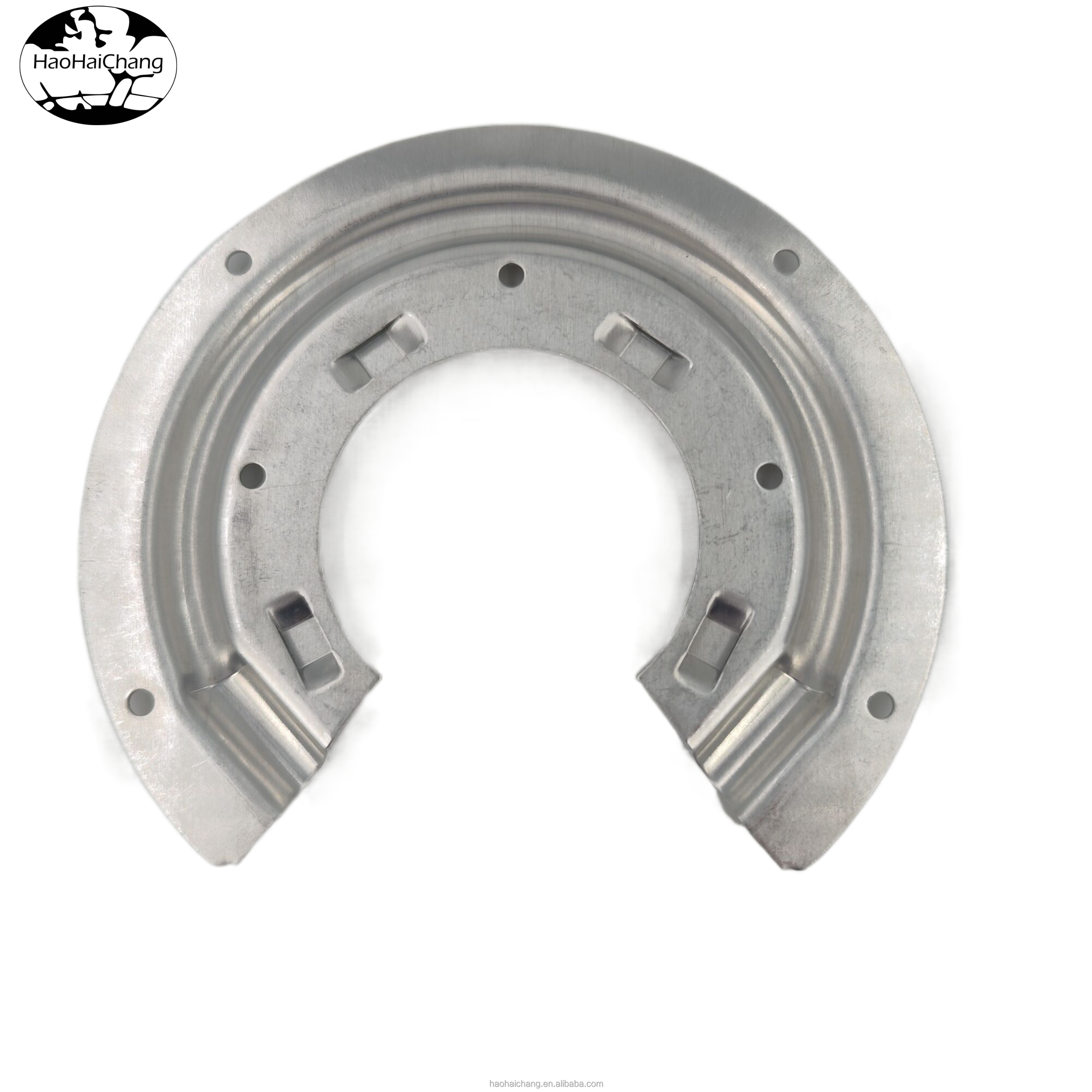 Non standard customized stamping parts Auto parts Aluminum alloy flange lug connector