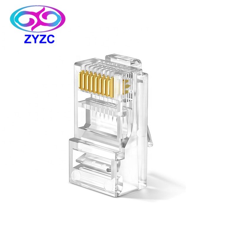 RJ45 Male Connector Cat6 UTP Pass Through RJ45 Connectors