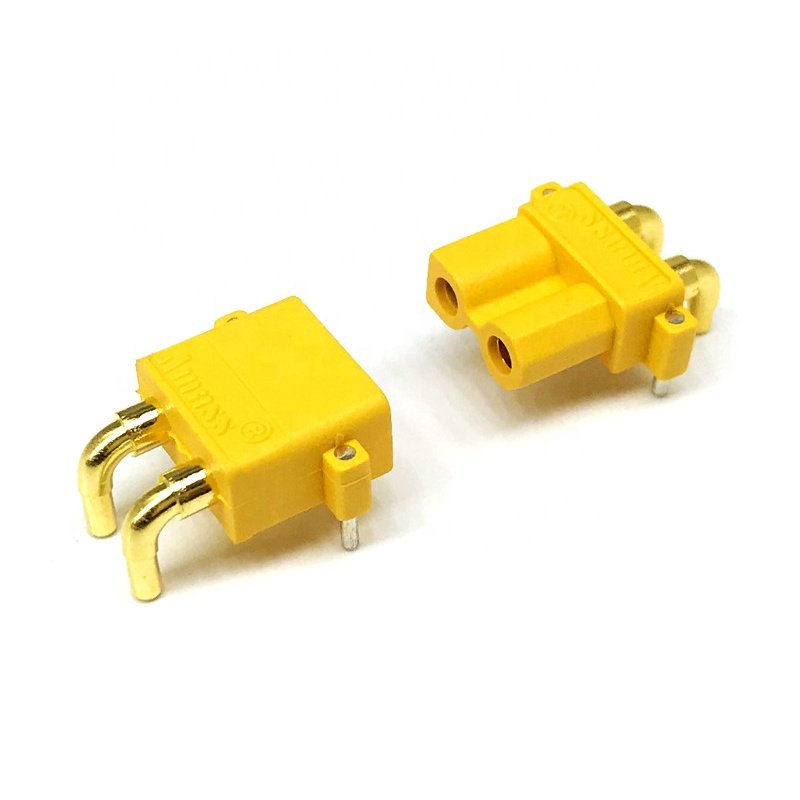 Original Amass XT30PW Connector Male Female XT30PW-F/M XT30PW-M XT30PW-F Plug Adapter XT30 Upgrade Right Angle PCB Connector