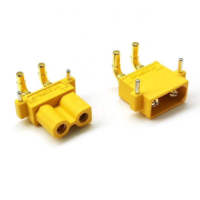 Original Amass XT30PW Connector Male Female XT30PW-F/M XT30PW-M XT30PW-F Plug Adapter XT30 Upgrade Right Angle PCB Connector