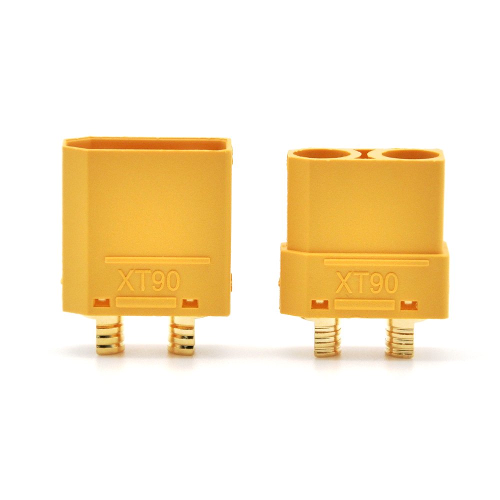 Amass XT90 Anti Spark Connector XT60 Yellow XT60 Antiskid T-plug Connectors For Battery
