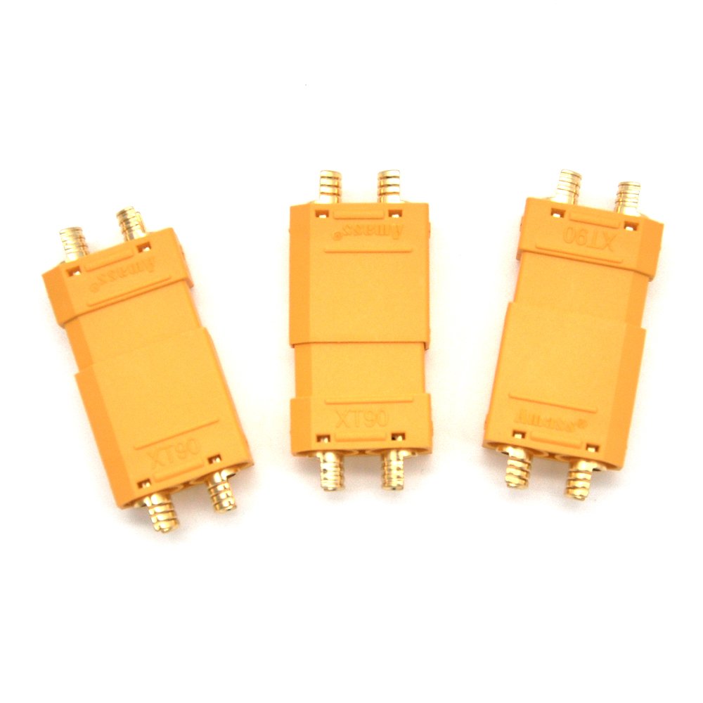 Amass XT90 Anti Spark Connector XT60 Yellow XT60 Antiskid T-plug Connectors For Battery