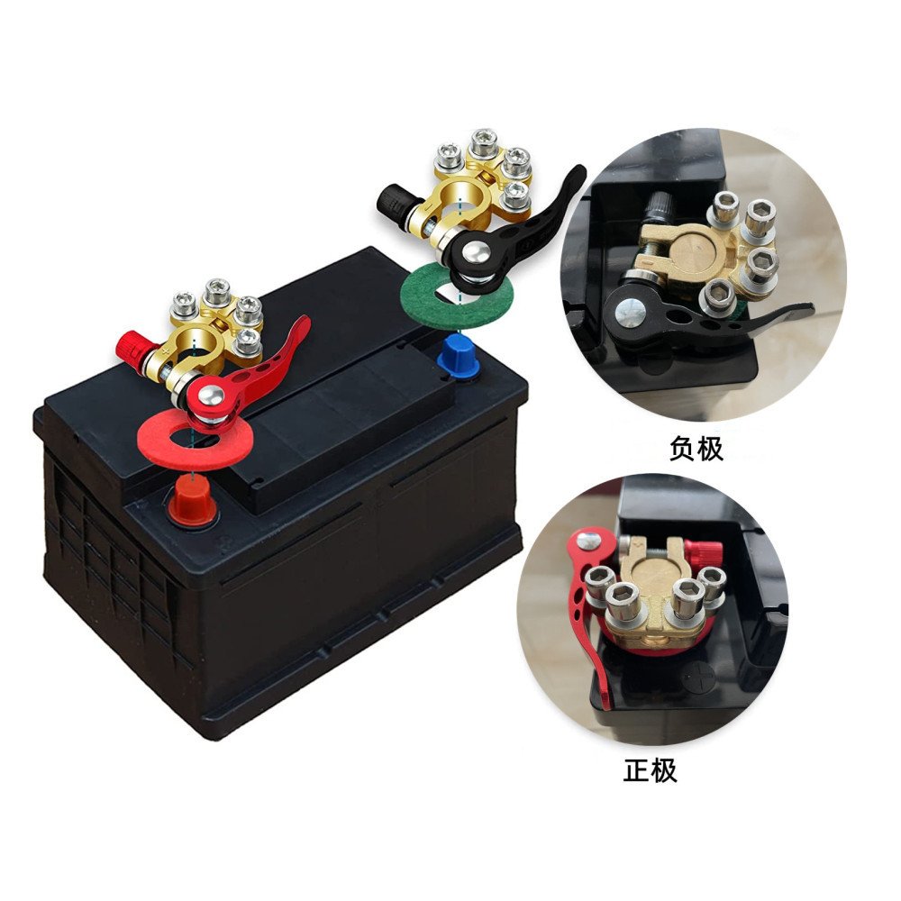 Zinc Alloy Battery Terminal, Cheap Terminal Clamp Quick Connector for Boat Race Car