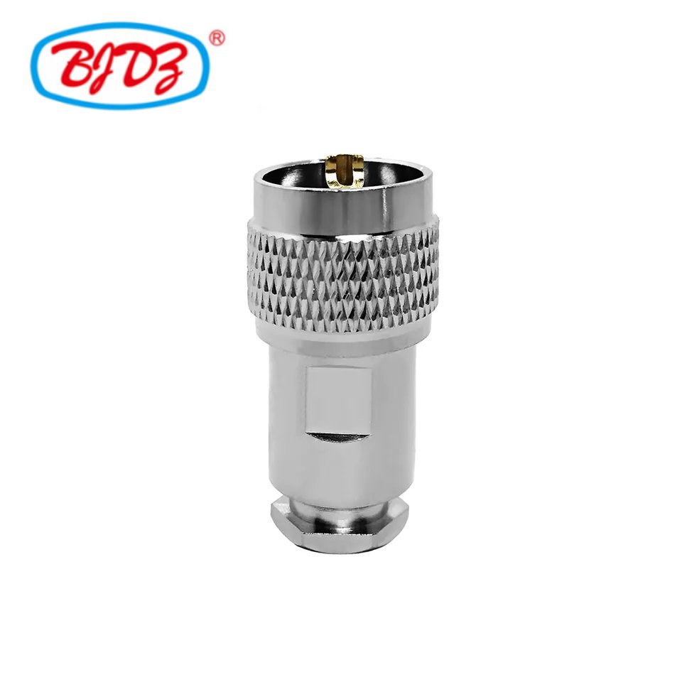 Factory supply UHF MALE PL259 PLUG STRAIGHT CLAMP Screw FOR LMR195 LMR200 RG58 RG303 RG223 RG400 RG142 RF Coax Coaxial connector