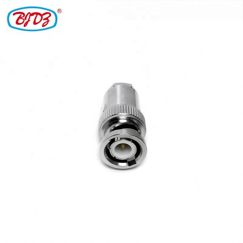 Factory supply BNC male Plug clamp screw connector for LMR-195 RG58 LMR195 LMR200 RG142 RG400 RG223 RF Coax Coaxial connector