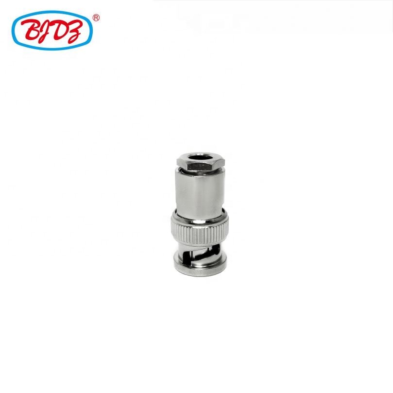 Factory supply BNC male Plug clamp screw connector for LMR-195 RG58 LMR195 LMR200 RG142 RG400 RG223 RF Coax Coaxial connector