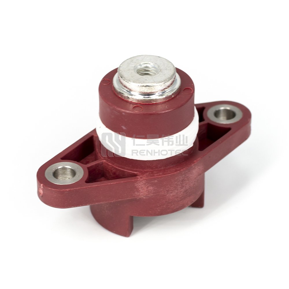 High Current 300A 400 500A Connector Inner Screw Copper Terminal for Battery Pack Red Black Color