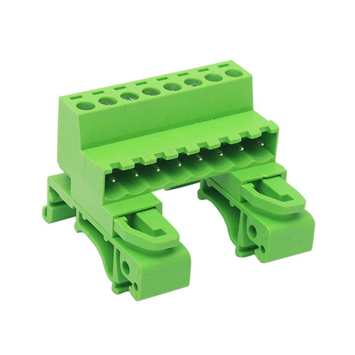 5.08mm pitch Rail panel mounting terminal block connector 2EDGURK-5.08