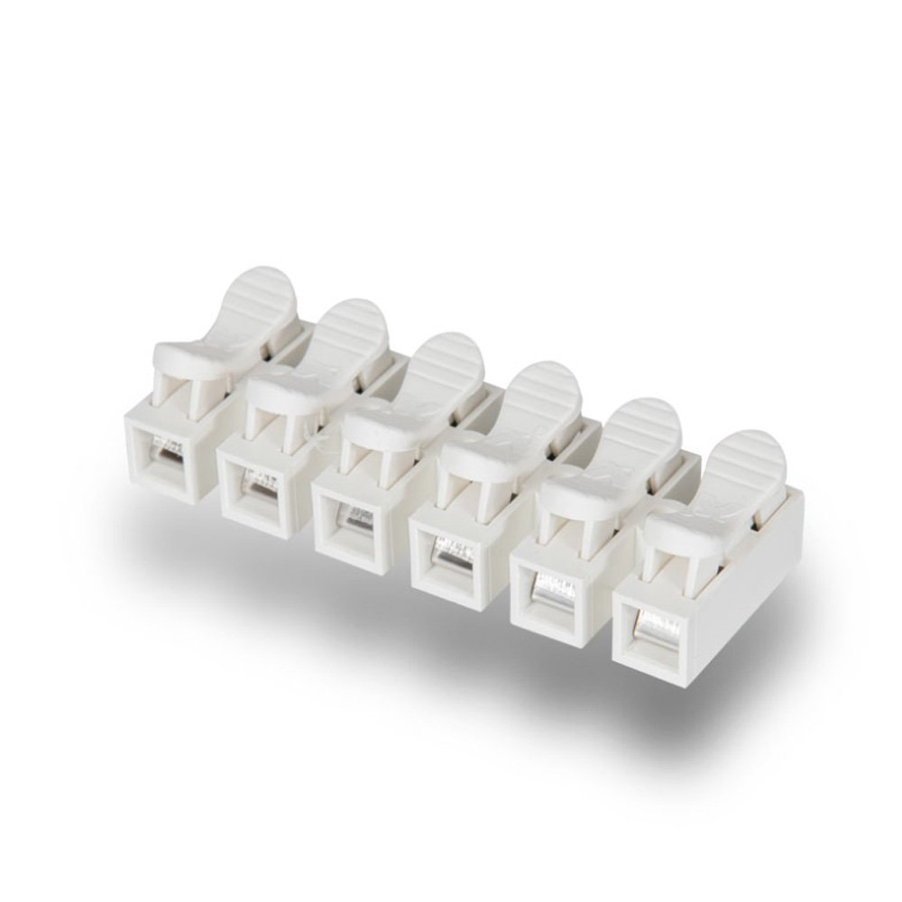 6pin fast connector wire feed through terminal blocks wire to wire connector push in press type lamp terminal 012-6 CH-6