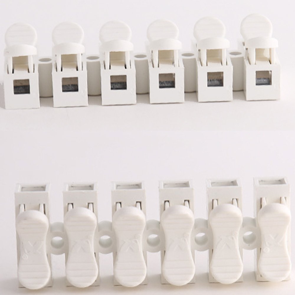 6pin fast connector wire feed through terminal blocks wire to wire connector push in press type lamp terminal 012-6 CH-6