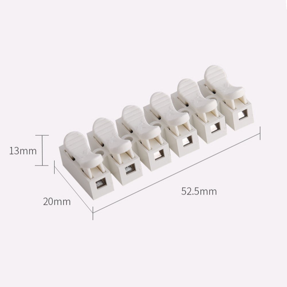 6pin fast connector wire feed through terminal blocks wire to wire connector push in press type lamp terminal 012-6 CH-6