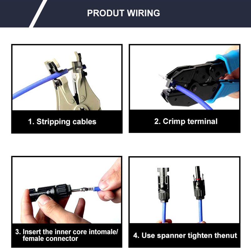 Factory hot sale IP67 waterproof DC1000V 1500V 30a 45A PV connector solar Photovoltaic Connector