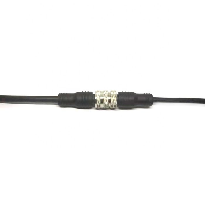 OEM Waterproof IP68 IP67 Circular Automotive Electrical 30cm Cable M12 4 pin Connector for Industrial Automation