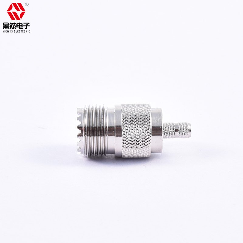 PL259 UHF connector for antenna communication crimp RG58 RG142 cable straight Nickle SO-239 jcak