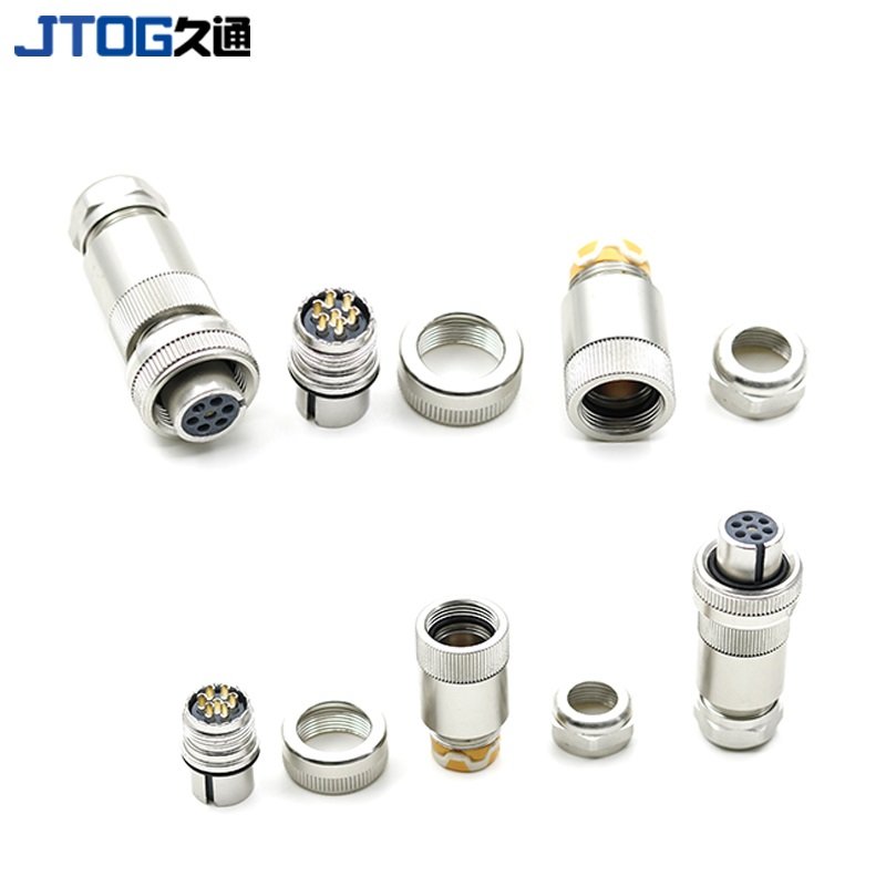 IP67 4pin Metal Proportional Solenoid Valve Connector Plug