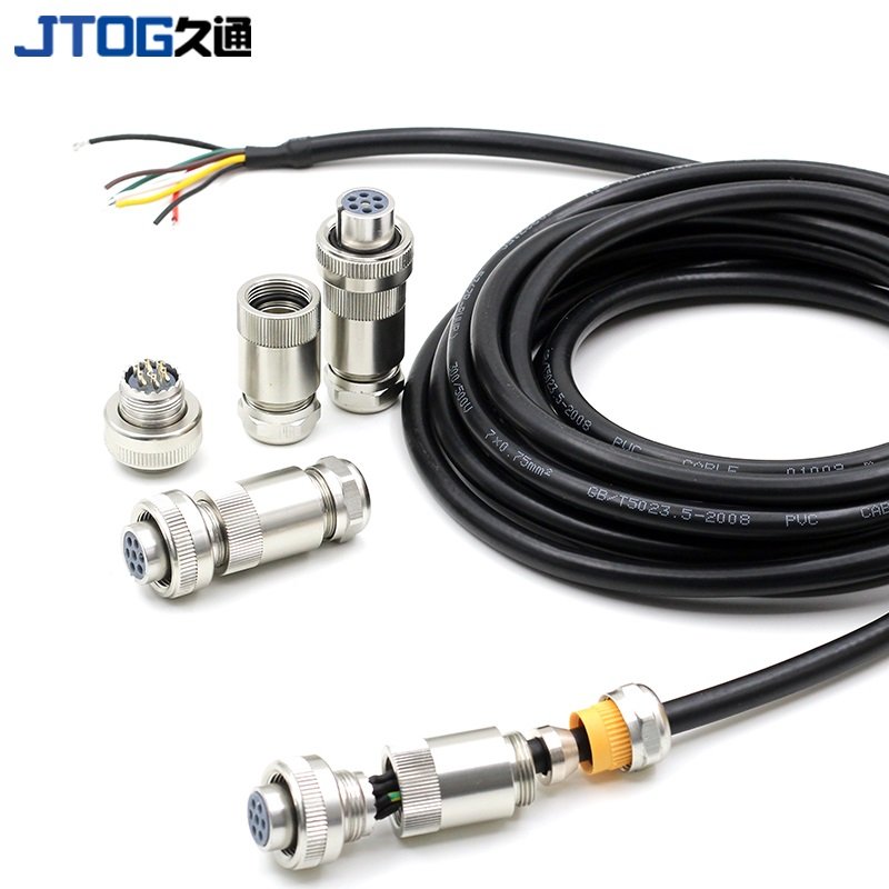 IP67 4pin Metal Proportional Solenoid Valve Connector Plug