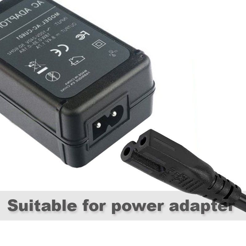 125V 5A industrial electrical 2 pin male power small socket iec c8 power connector